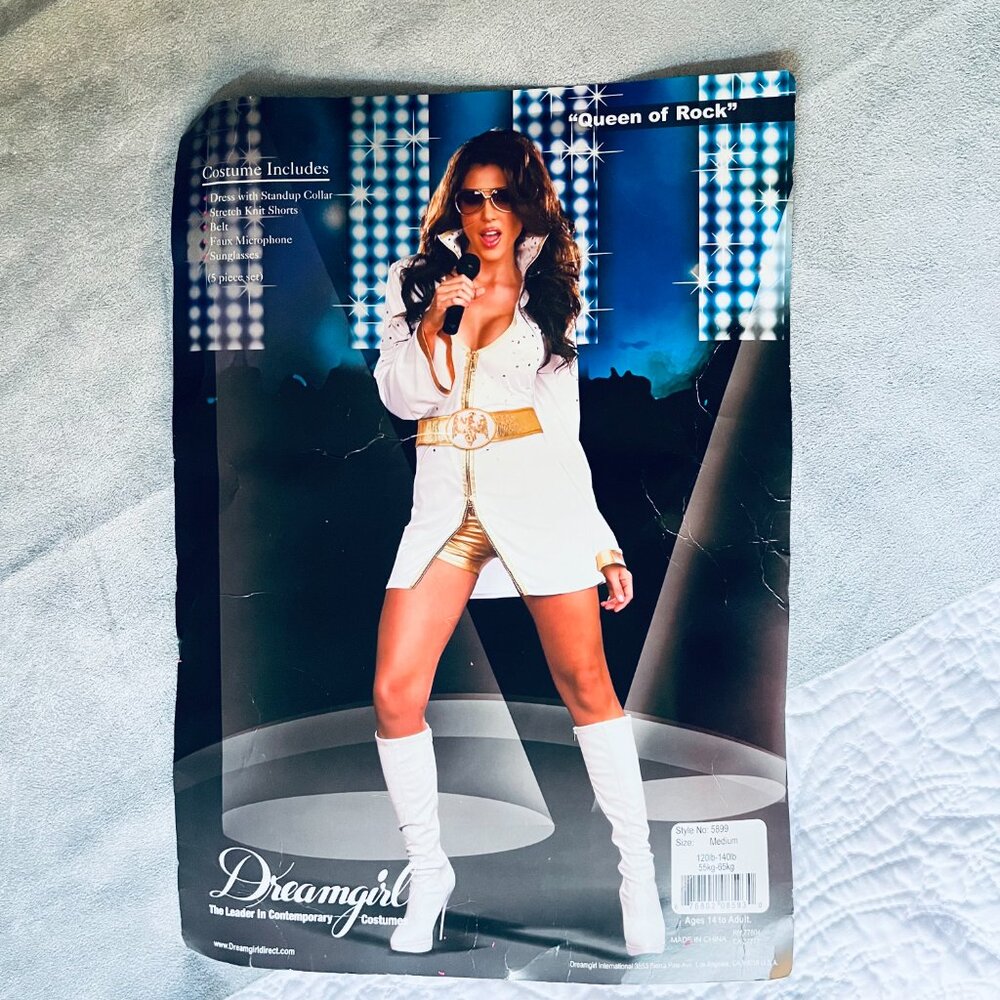 Dreamgirl "Queen of Rock" Costume Medium